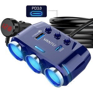 Piezas de Sistema Electrónico para Camiones de Alta Calidad, Divisor de Encendedor de Cigarrillos para Camión 1 a 3 y 1 a 2, y Divisor de Energía Multipuerto para Camión - Product Image 2