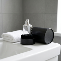 Boîte d'emballage en tube de papier rond à bords lissés de luxe avec couvercle pour parfum, huile essentielle, soins de la peau, cosmétiques OEM