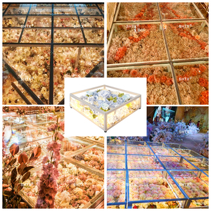 Escenario Móvil SHTX para Bodas, Decoración de Pista de Baile, <span class=keywords><strong>Pasarela</strong></span> para Fiestas de Bodas, Espectáculos, con Flores en el Interior, Escenario Cuadrado para Conciertos - Product Image 5