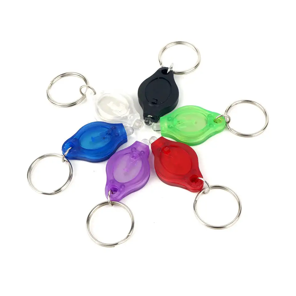 Chaude mini torche lumière LED clignotant croisière attache porte-clés mini led lumière keychain