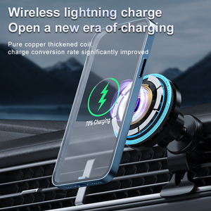 Tùy Chỉnh M2 Qi2 15W Magnetic Không Dây Car <span class=keywords><strong>Charger</strong></span> Núi Cho Điện Thoại Di Động Người Giữ Điện Thoại - Product Image 5