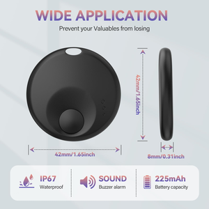 ระบบค้นหาแบบคู่ Find My Smart Tag GPS Air Tag Tracker สำหรับ Android ค้นหากุญแจ กระเป๋า บัตร  พร้อมตัวระบุตำแหน่ง Find Hub Locator - Product Image 2