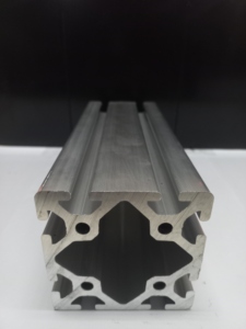 อลูมิเนียมแท่งสี่เหลี่ยมแบบ T-Slot ขนาด 80x80 มม. รุ่น 6063-T5 ผิวขัดเงา ชุบอโนไดซ์ สำหรับวัสดุก่อสร้าง ประเทศอินโดนีเซีย - Product Image 2