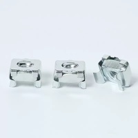 Mur Baut Pengunci Otomatis Berulir Penuh, Kepala Datar, Baja Karbon Berlapis Seng, Model Cage Nut M8 DIN 557, Snap Nut, Sheet Nut, Harga Pabrik