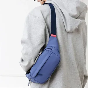Sac <span class=keywords><strong>banane</strong></span> unisexe 2026 <span class=keywords><strong>en</strong></span> nylon, forme oreiller, décontracté, pour téléphone, sac de taille, petit sac à bandoulière croisé - Product Image 2