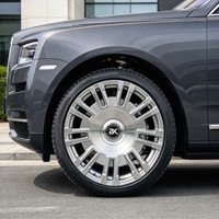 Jantes Bku forgées 5x112 5x112 21 22 23 pouces, jantes en alliage monobloc brossées de luxe pour Rolls Royce Cullinan Phantom Ghost
