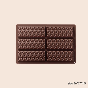 Moules en silicone texturés pour chocolat, pour imprimer des motifs réalistes sur vos confiseries au chocolat faites maison - Product Image 6
