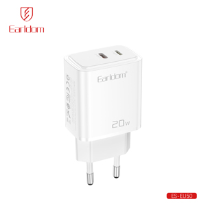 Earldom PD 20W double 2 Ports USB Type c USB-L prise de charge rapide téléphone portable chargeur mural adaptateur pour Iphone 16 15 14 13 12 11 - Product Image 1