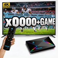 Boîtier TV Android 4K STREAMX, Android 14, boîte TV intelligente, WiFi 6, Bluetooth, HDMI, décodeur, boîte TV multifonctionnelle, version mondiale
