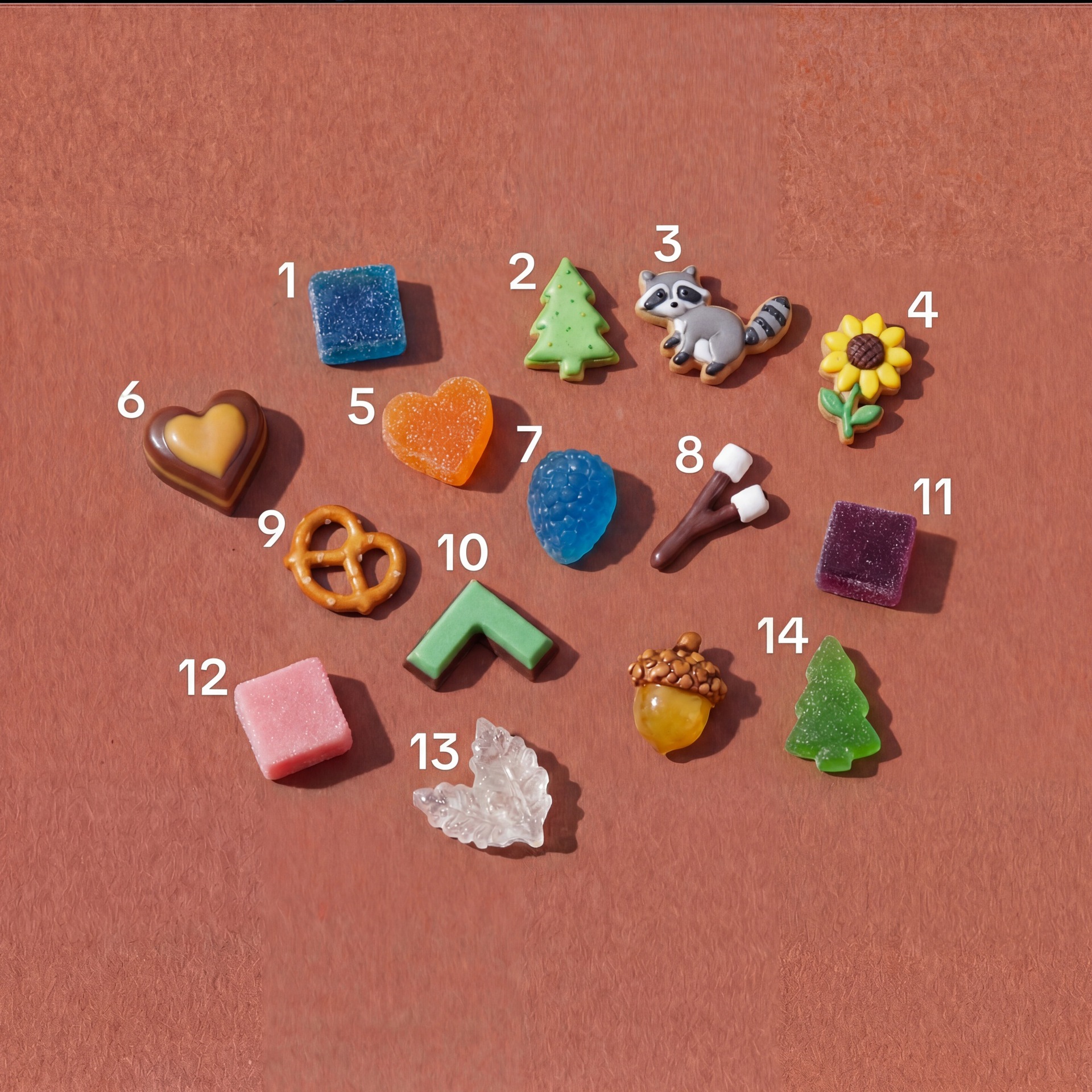 Oro n. 6, cioccolatino a forma di cuore bicolore - accessorio singolo.