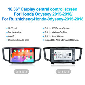 Radio de Coche Android de 10.36 Pulgadas con GPS, Navegación, CarPlay, Unidad Principal Multimedia para Honda <span class=keywords><strong>Odyssey</strong></span> 2015-2018, Pantalla Táctil - Product Image 2