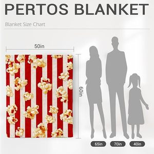 Classic Popcorn Flannel Blanket <b>Throw</b> Blanket Nap Blanket Reversible Cozy Warm <b>for</b> Home Office Nap Custom Print OEM ODM - Product Image 1