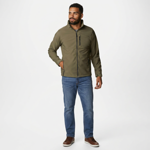 Vestes Softshell en toile de haute qualité, imperméables, coupe-vent, devant droit, prix de gros, meilleur design, prix bas, hommes, service OEM - Product Image 1