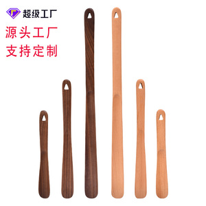 ที่โกยรองเท้าไม้ One Wood One Craftsman ขนาด 28 ซม. 38 ซม. 50 ซม. 60 ซม. 70 ซม. 75 ซม. ด้ามยาว ทรงตรง สำหรับผู้สูงอายุและสตรีมีครรภ์ - Product Image 1