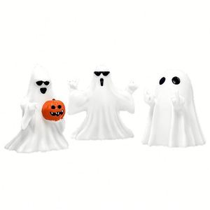 Figura de Fantasma de Resina con Logotipo Personalizado, Dedo Medio Divertido con Calabaza para Decoración de Fiesta de Halloween, Adorno de Escritorio - Product Image 5