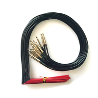High Sensitivity Red Under Saddle Piezo Pickup Stick Passive Transducer Guitar Accessories for Folk Classical Ukulele Instrument