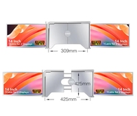 Extendeur d'écran d'ordinateur portable à triple moniteur IPS à écran large de 14 pouces facile à connecter pour une configuration à double rapport d'aspect de 16:9