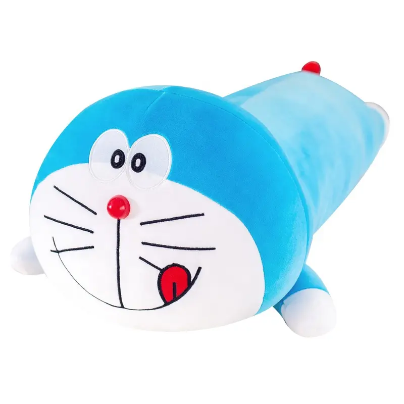 Grosir 40cm baru boneka kucing mainan anak-anak playmate biru lemak manusia bantal robot kucing