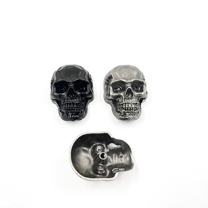 Tachuelas de calavera de aleación gótica, remaches <span class=keywords><strong>Punk</strong></span> para manualidades de cuero DIY, cartera, botón de punta, Jeans, <span class=keywords><strong>Metal</strong></span> con técnicas de chapado - Product Image 5