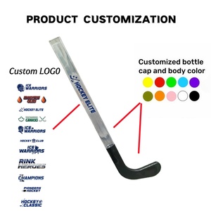 Mug à bière en plastique de 24 oz au <span class=keywords><strong>design</strong></span> original en forme de bâton de hockey, pour les fans de sport, facile à tenir - Product Image 2