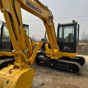 Mini-excavatrice Komatsu56 d'occasion, 6 tonnes, moteur d'origine, avec boîte de vitesses, pompe PLC, EPA, vente flash, livraison rapide - Product Image 4