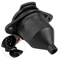 Prise de voiture en plastique 24V, adaptateur 7 voies pour camion et véhicule utilitaire, connecteurs de camion