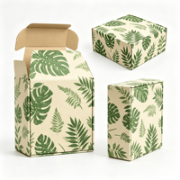 Boîtes d'expédition en carton ondulé personnalisées, écologiques, pour l'emballage de produits des petites entreprises