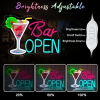 Enseigne néon personnalisée pour bar, livraison rapide, design gratuit