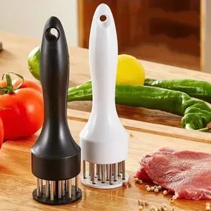 NOUVEAU Attendrisseur de viande en acier inoxydable à insertion rapide pour la maison, outil de cuisine pour attendrir le bœuf et les steaks - Product Image 1
