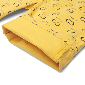 Vêtements d'été populaires 2022 en coton uni pour enfants, ensembles de vêtements pour garçons à manches courtes avec boutons, shorts de couleur unie, ensembles de vêtements pour bébés garçons - Product Image 3
