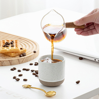 150ml Morandi Couleur Arabe Céramique Mini Espresso Tasses Tasses Demitasse Tasses