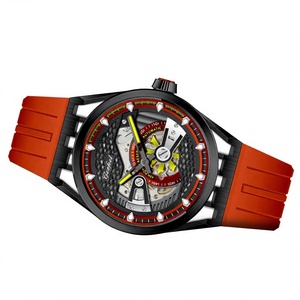 Montre de sport de luxe pour homme avec bracelet en caoutchouc, montre mécanique en acier inoxydable ZH-345, OEM ODM - Product Image 1