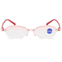 Nouveau design Lunettes de lecture sans cadre durables et élégantes anti-lumière bleue minces et belles à prix économique