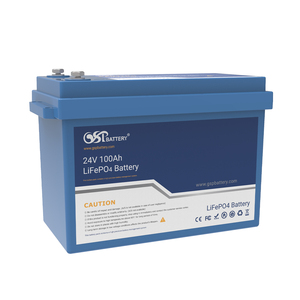 Batterie GSP 24V 100Ah LiFePO4 au phosphate de fer et de lithium, pack de batteries à décharge profonde pour stockage solaire, camping-car, marine, UPS, alimentation domestique - Product Image 1