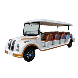 Factory Custom Maroon 4 Plus 1 <b>Rows</b> Electric Vintage Classic Car Battery Driven High Performance Sightseeing Tour Vehicle Wholes - Product Image 5