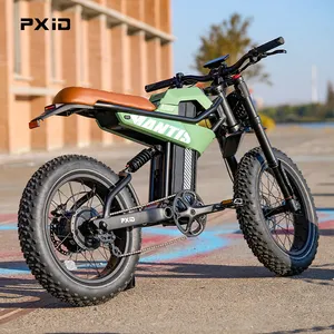 PXID MANTIS P6 Electric Bike 20 Inch Fat Tire Road And All Terrain Electric Mountain Bike