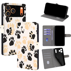 <span class=keywords><strong>Funda</strong></span> de Cuero con Diseño de Pata de Gato, Protección Total a Prueba de Golpes para <span class=keywords><strong>iPhone</strong></span> 17 Pro, 15, 17e, <span class=keywords><strong>13</strong></span>, Personalizada, Venta al Por Mayor - Product Image 1