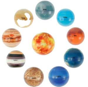 Custom Logo Mars Shape PU Foam Stress <b>Ball</b> Promotional Soft Toy for <b>Squeezing</b> and Stress Relief - Product Image 1