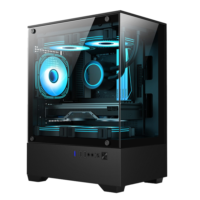 Ultra High Loading M-ATX Case 40HQ 1868PCS 2.7KG Net Weight Budget Gaming Chassis for Bulk Wholesale Orders