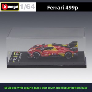 BBUrago 1:64 Ferrari 499P Le Mans 24h, Modelo de Auto de Aleación Metálica Fundida a Presión con Vitrina Acrílica para Coleccionistas, Regalo, Venta al Por Mayor - Product Image 3