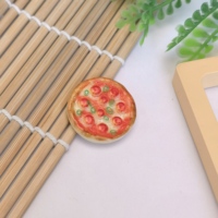 100 Piezas de Pizza de Imitación para Manualidades, Decoración de Bodas, Álbumes de Recortes, Decoración de Teléfonos, Figuras para el Hogar, Manualidades de Resina