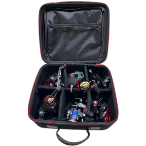 Bolsa de Almacenamiento para Carretes de Pesca RedHeart CY24208, de Gran Capacidad, Impermeable, Multiusos, Moderna, para Carretes de Spinning, Portátil - Product Image 1