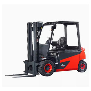 LindeE50電動5トンフォークリフトバッテリーカウンターウェイトフォークリフト快適シート3レベルガントリー - Product Image 2