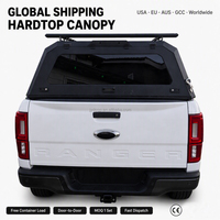 2013-2026 Hardtop Roll-Up Étanche 5-6.5ft pour Camionnettes Hilux Ford Ranger F150 RAM 1500 Navara