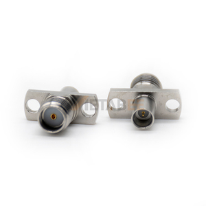อะแดปเตอร์สแตนเลสสตีล SMA ตัวเมีย ถึง <span class=keywords><strong>BMA</strong></span> ตัวเมีย 18GHz พร้อมหน้าแปลน 2 รู ตัวเชื่อมต่อโคแอกเชียล RF แบบตรงชนิด Blind-Mate Coupler - Product Image 4