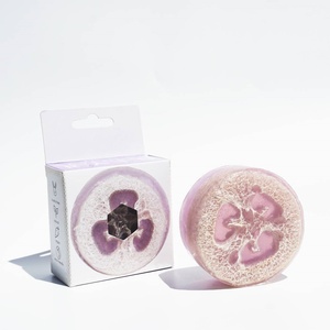 Spugna Esfoliante per il Corpo a Forma Rotonda Personalizzata per lo Sbiancamento e la Pulizia - Product Image 1