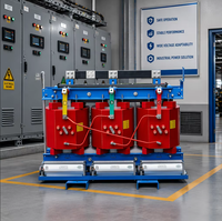 Transformateur de puissance triphasé symétrique de type sec avec enroulement cuivre/aluminium, capacité 20kV-480kV, fréquence 50/60Hz