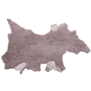 Australia shearling pelt Genuine Lamb Skin Pelts Sheepskin With Fur Double Face Leather