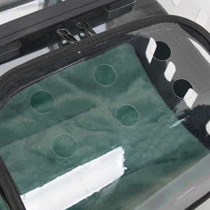 Maleta Transparente de Gran Capacidad para Mascotas, con Ruedas Giratorias, Transpirable y Portátil para Exteriores - Product Image 2