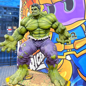 Sculpture humaine en fibre de verre 3D moderne abstraite sur mesure de grande taille S139, statue de <span class=keywords><strong>Hulk</strong></span>, objet de collection d'art, modelé à la main, peint - Product Image 3